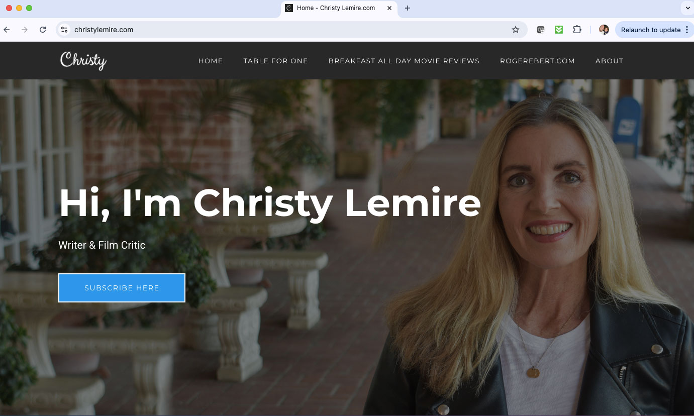 ChristyLemire.com Website